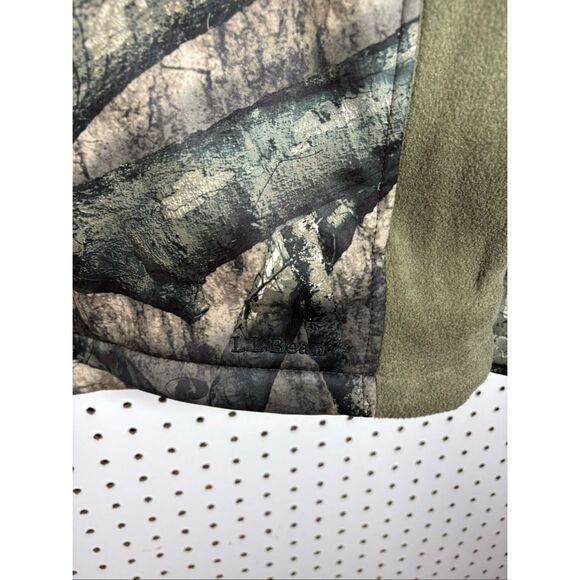 L.L Bean Mens Mossy Oak Camouflage Hunting jacket with removable soft shell flee - Picture 15 of 16